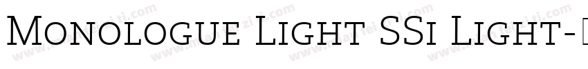 Monologue Light SSi Light字体转换